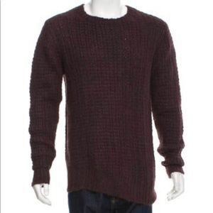 Rochambeau mens alpaca melt sweater. Size medium